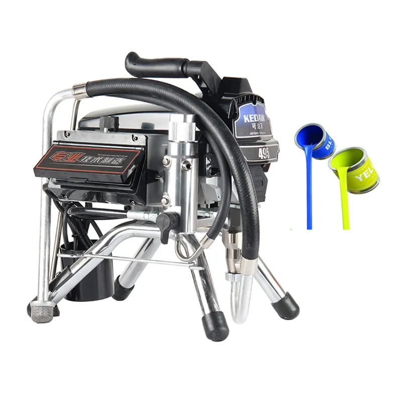 495 Professional Airless Spraying Machine Professional Airless Spray Gun Airless Paint Sprayer Painting Machine Tool 3000w 3L