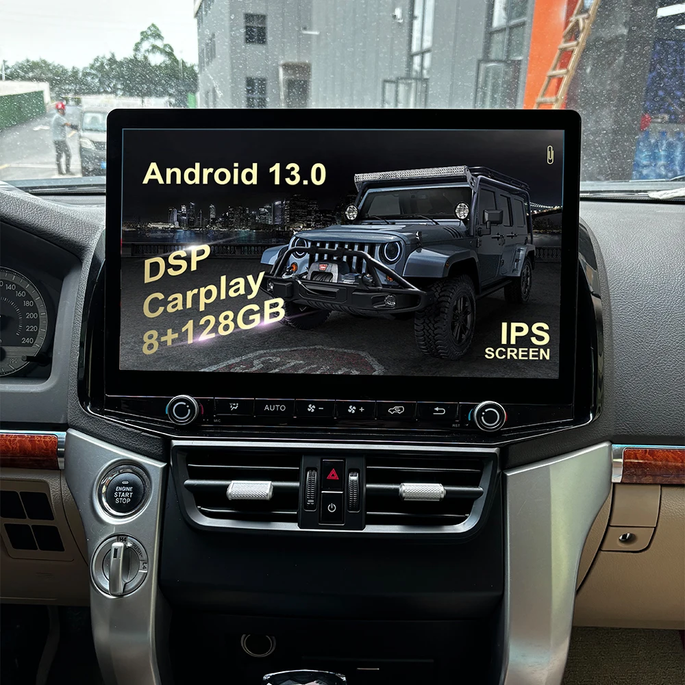 

3,0-дюймовый для Toyota Land cruiser LC200 2008-2015, автомобильный Android 13.0 carplay, GPS-навигатор, экран, мультимедийный плеер, головное устройство