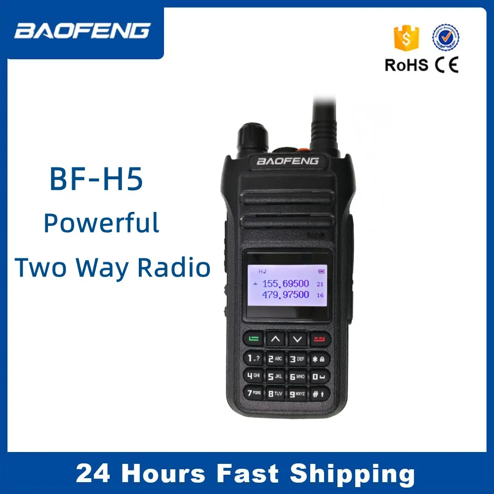 

Baofeng BF-H5&BF-H5 Plus Two Way Radio 10W Powerful Handheld Transceiver With UHF VHF Dual Band&Three Band Walkie Talkie Radio