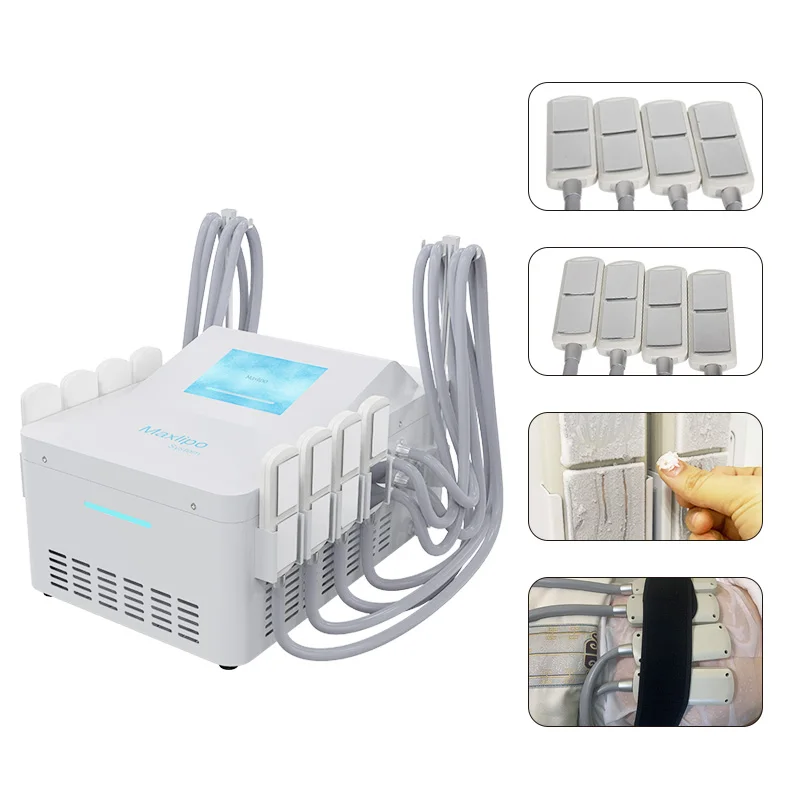 Professional Weight Loss Machine For Remove Fat 8 Cryo Pads Cold EMS Body Sculpting Criolipolisis Equipment