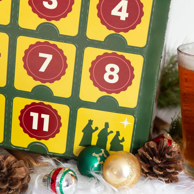 Customization.Luxury Packaging Advent Calendar Box 10 Days Ramadan Blank Wine Advent Calender