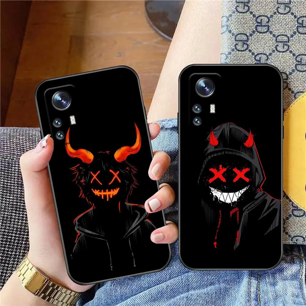 

Devil Bad Boy Phone Case For Xiaomi Mi 13 12 12T 12S 11 11T 10 10T 9 8 Pro Lite Ultra 5GNE Black Soft Silicone Cover Back Cqoues