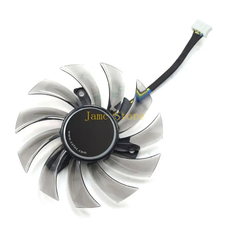 LX0B GA81S2U 4Pin 12V 0.35A Cooler Fan Graphics Card Cooling VGA Fan for ZOTAC GTX970