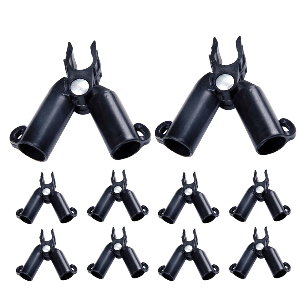 

10pcs Gardening Stake Connectors Durable PP Plastic Greenhouse Gardening Clips Trellis Clips Plant Support Accessories