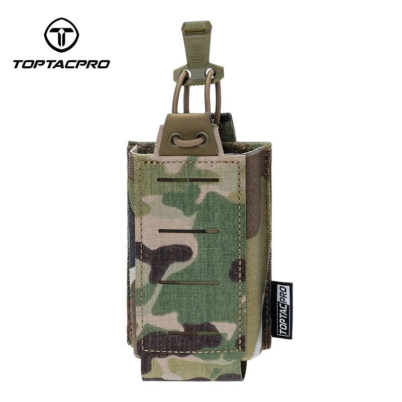 TOPTACPRO Taktik M4 Mag Kılıfı MOLLE Tek Mag Taşıyıcı Lazer Kesim 556mm Avcılık 8527