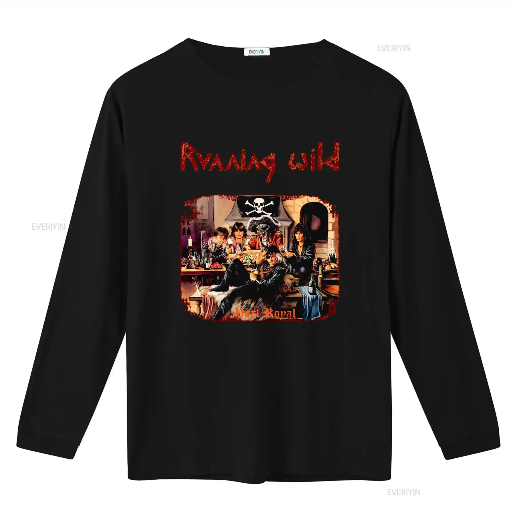 New DtgDtf T Shirt Running Wild Port Royal Design Available in S M L Xl 2 3 4 5 6 7Xl Sizes vintage Washed