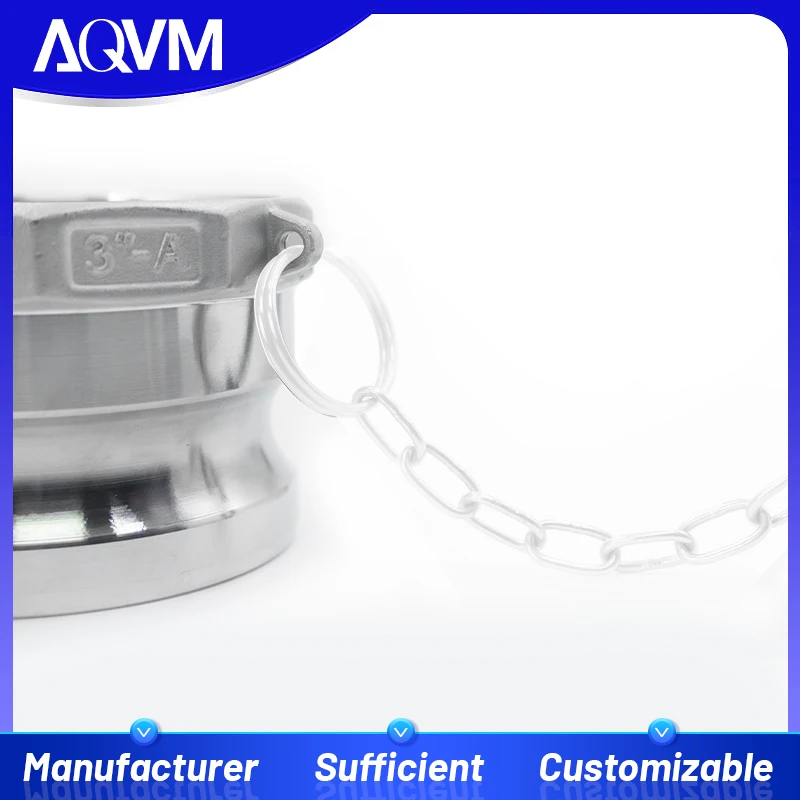 Type A Camlock Groove Coupling DN25 1 Inch 304SS High Pressure Hydraulic Pipe Fittings Acid Resistant Industrial Water Adapter