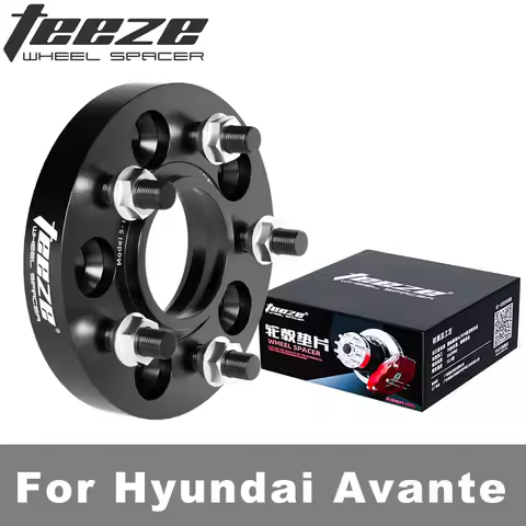 Teeze PCD 5x114.3 CB 67.1 M12X1.5 Wheel Spacer Adapter Flange For Hyundai Avante Forged Aluminum Black Hub Adapter 1Piece