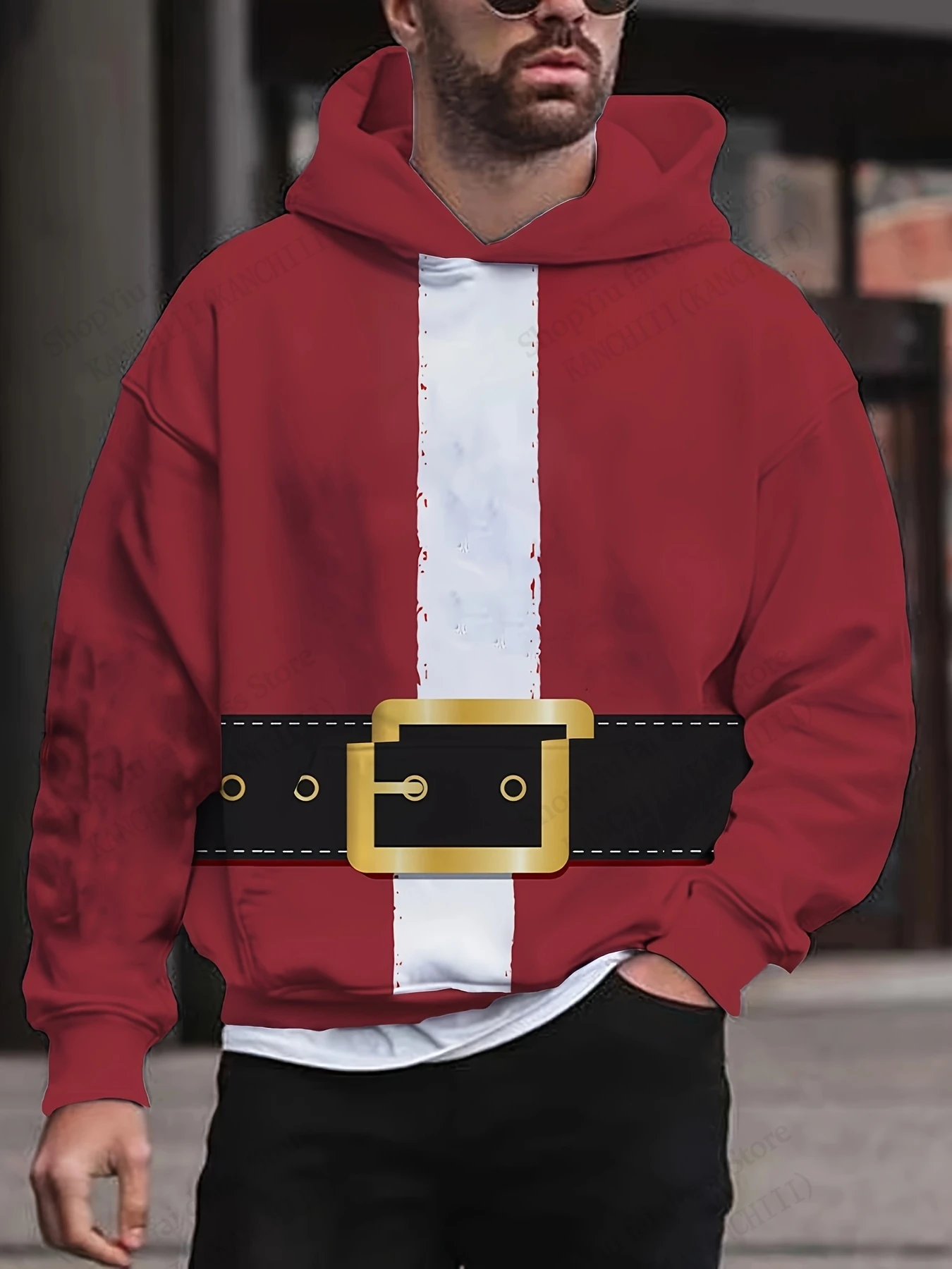 2026 新しいクリスマスサンタクロース 3d プリントパーカー男性女性ファッションクリスマスパーカースウェットシャツティーンズトラックスーツ男性服パーティー