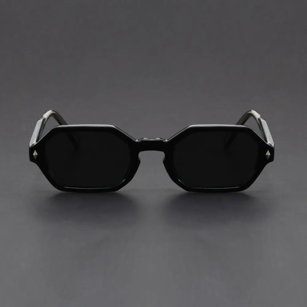 

Multicolor Small Square Frame Sun Glasses Lightweight Vintage Polygonal Sunglasses Fashion Blue-light-blocking Men UV400 Eyewear