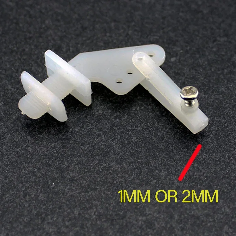 10 sets 20 sets  Medium Nylon Control Horn and Clevis 21mm Set Rudder Servo Ailerons Elevators For RC Fixed Wing Airplane