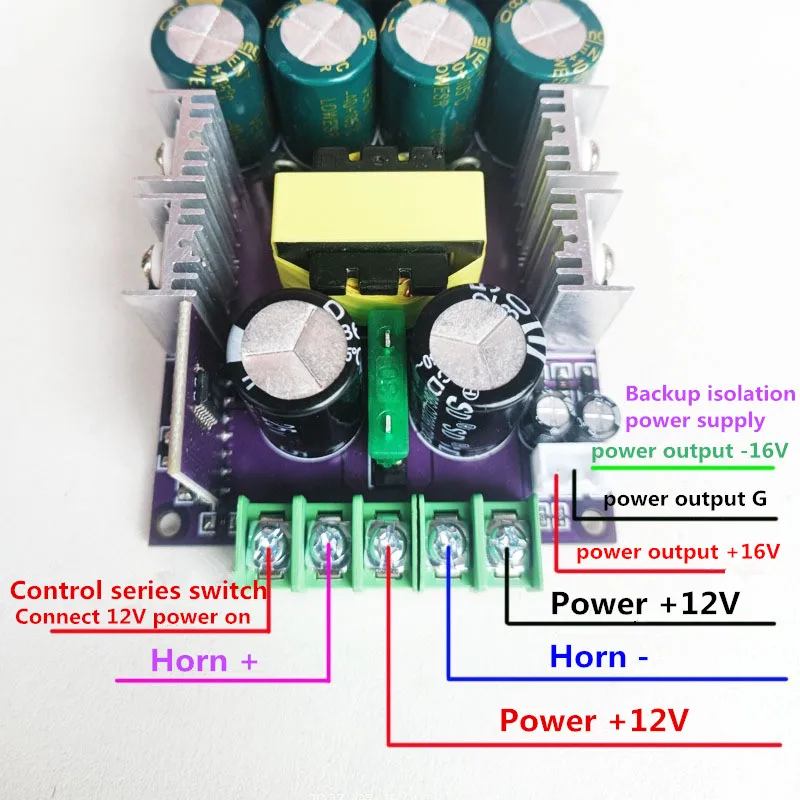 Carte d'amplificateur audio de scène carrée numérique pour voiture, haute puissance 600W Mono MOS FET, tube à effet de champ, classe D