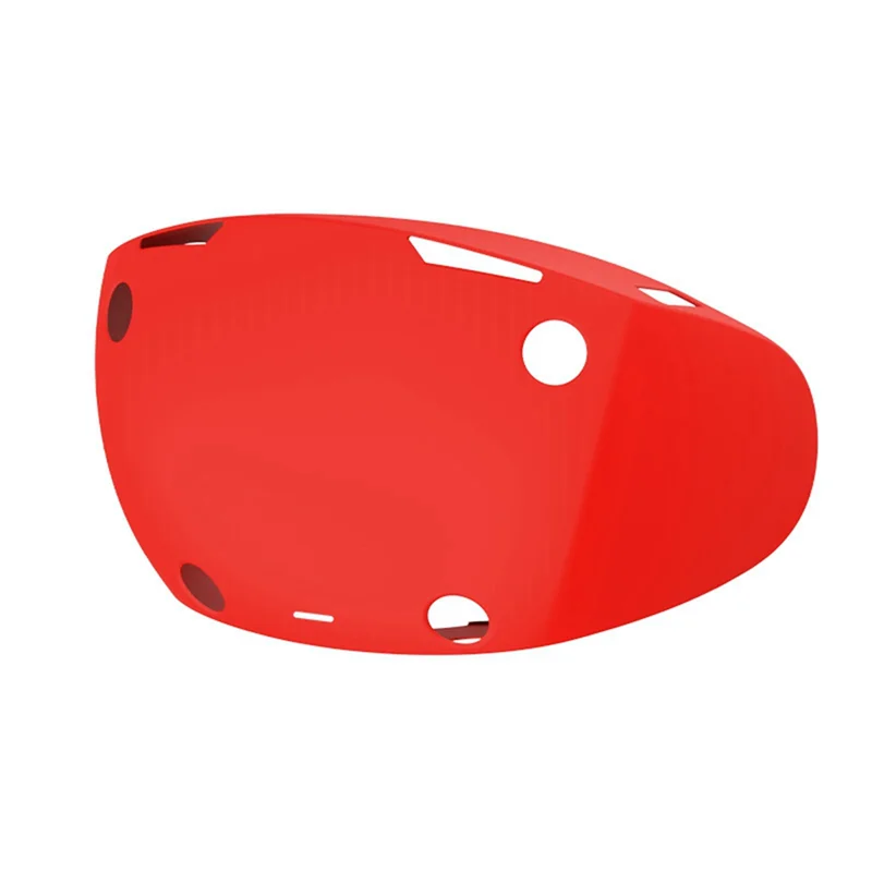 Para casco PS VR2, paquete completo, cubierta protectora portátil de silicona, accesorios de carcasa protectora PS VR2, rojo YDH