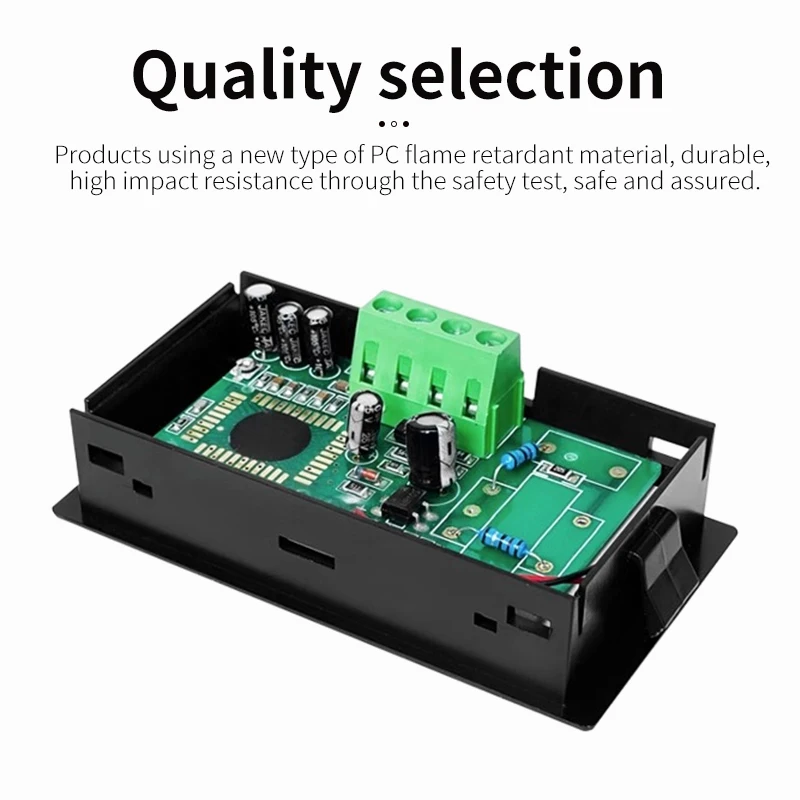 D69-22 AC Voltage Digital Display Meter AC/DC8-12V Isolated Power Supply LCD Digital Display AC 0-200V600V High Precision