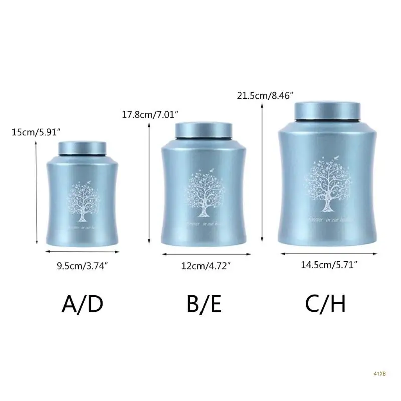 41XB Pet Cremation Urn สำหรับสุนัขแมวขี้เถ้าโลหะสุนัข Memory Urn คอนเทนเนอร์ของที่ระลึก