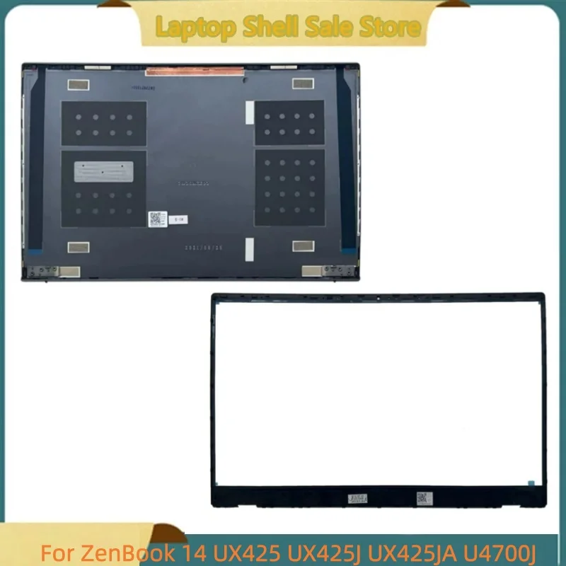 New Laptop For ZenBook 14 UX425 UX425J UX425E U4700J Rear Lid Lcd Back Cover Top Case A Shell/LCD Front Bezel