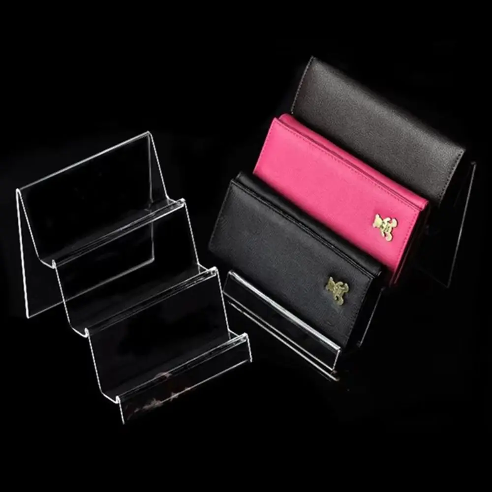 Fashion Acrylic Cellphone Wallet Display Shelf Multilayers Transparent Glasses Rack Thickened Jewelry Display Stand