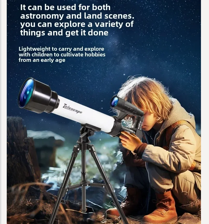 Blast Off Into the World of Astronomy with Top-Quality Telescope & Binoculars Combo QCQ