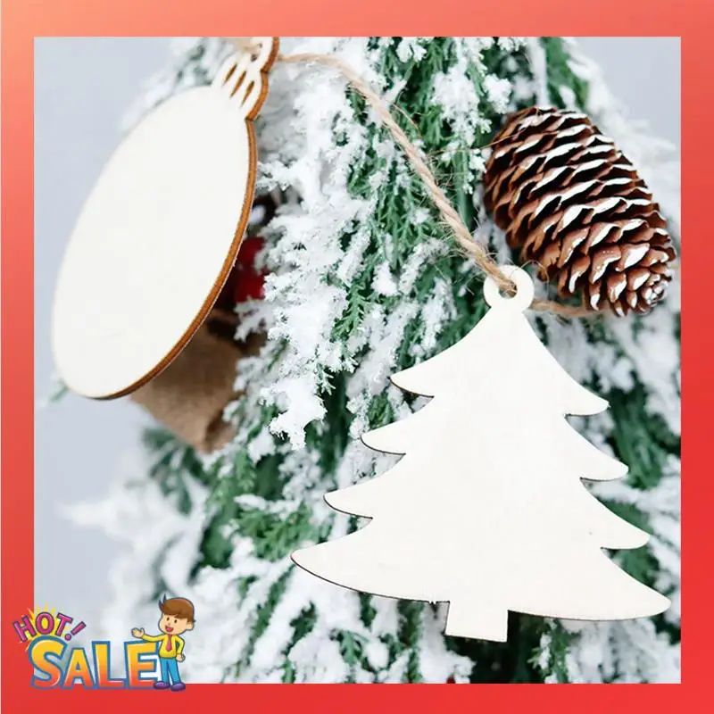 

ABCL Unfinished Wooden Pendant Wood Slices With Twine For Valentine's Day,Wedding,Thanksgiving,Christmas