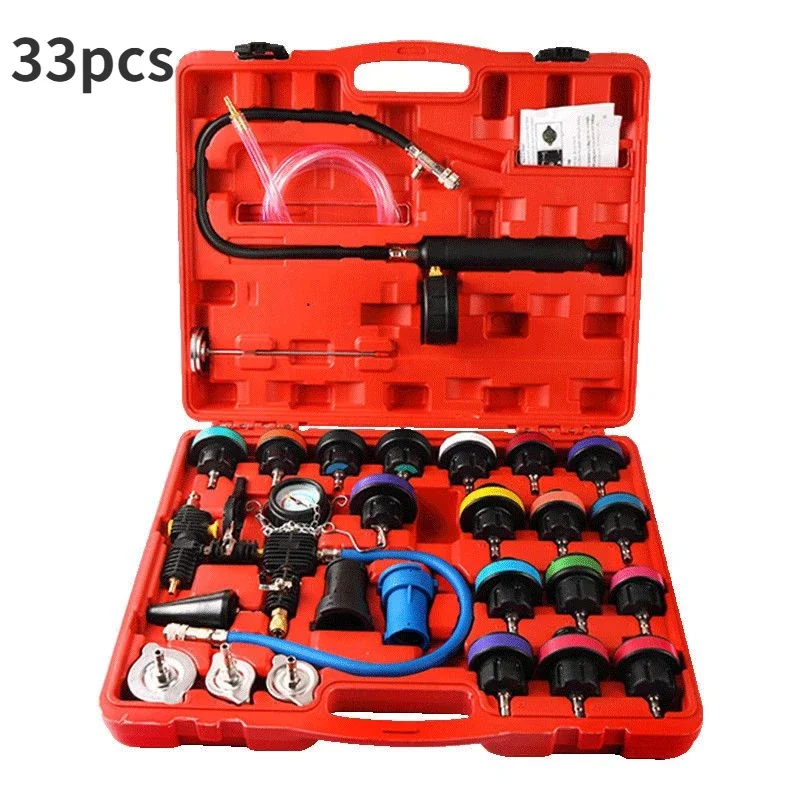 

Vacuum Type Cooling System Test Water Tank Leak Detection Detector Tool Car water tank pressure gauge Radiator Pressure Tester