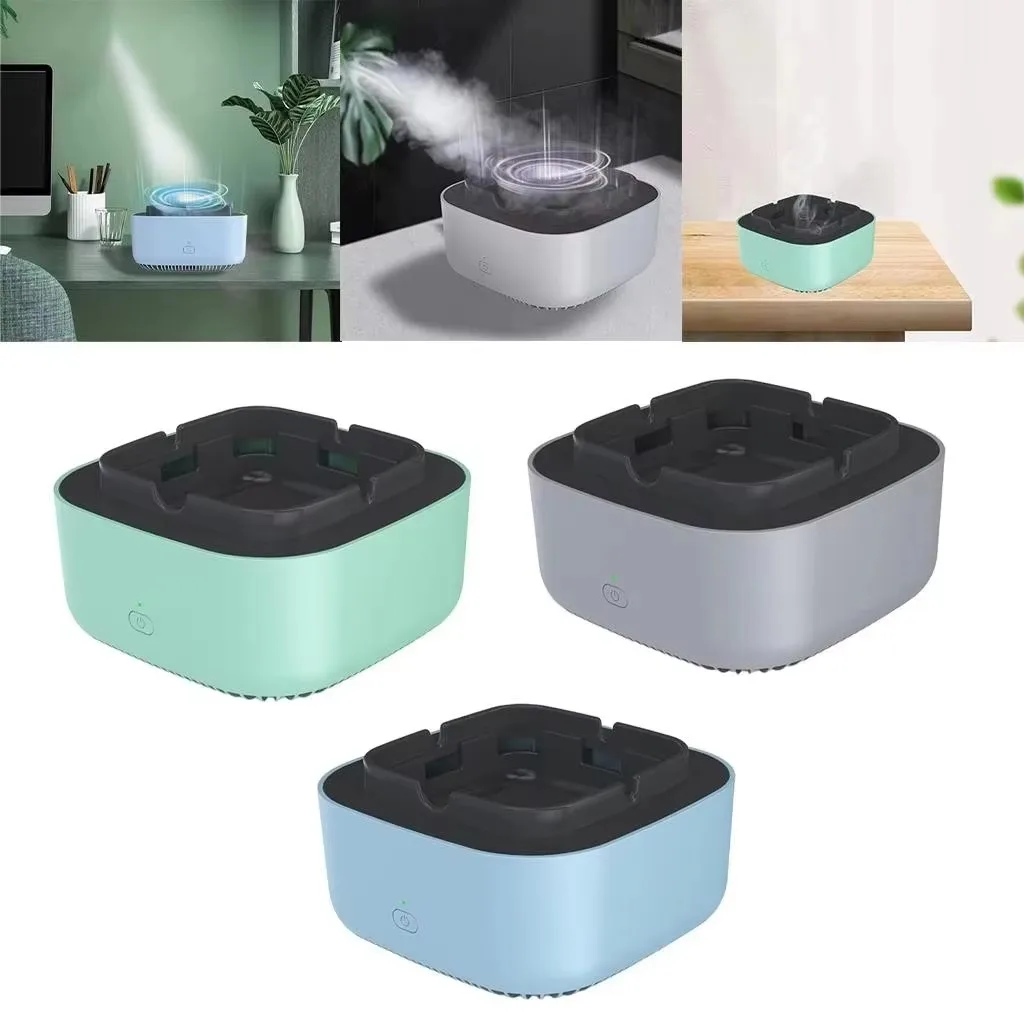 Electronic Negative Ion Purifier Ashtray Creative Plastic Air Purifier 360º High Natural Inspiratory Air Fresher for Outdoor Car