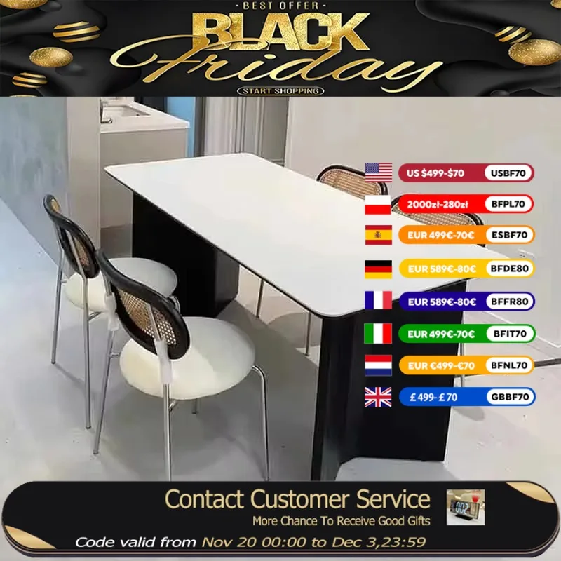 

Party Kitchen Dining Table Unique Floor Designer Rectangular Modern Dining Table Coffee Big Room Tavolo Da Pranzo Furniture Home