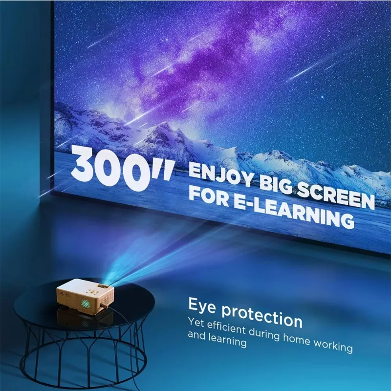 LCD Household Cinema Mini Projector Portable Smart Phone Wifi Androiod Beamer Led HD Mini Projectors Mobile Proyector