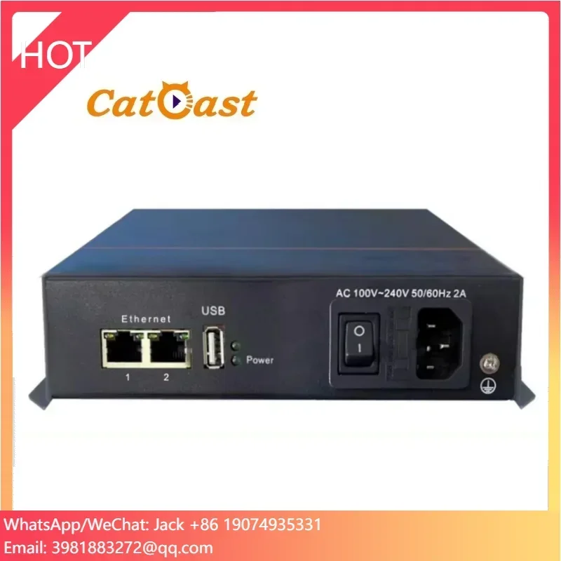 

Gateway IP Protocol Conversion SRT Streaming Video Audio Transcode SRT HTTP HLS IP Stream to UDP RTP