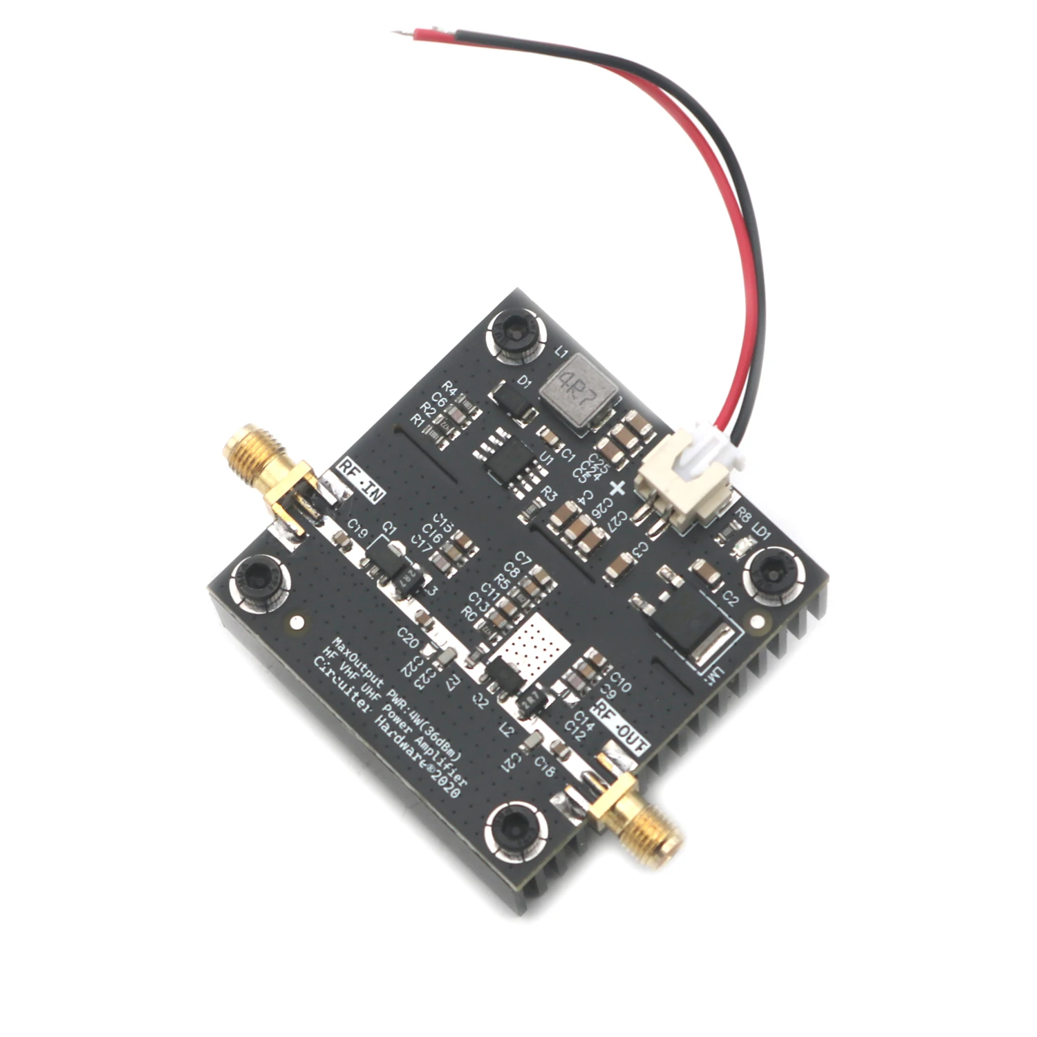 Imagem -05 - Rádio Ham hf Transmissor fm Onda Curta Walkie Talkie Lora Helium Miner Sdr 1mhz800mhz 4w Vhf Uhf rf Amplificador de Potência 868m 915m