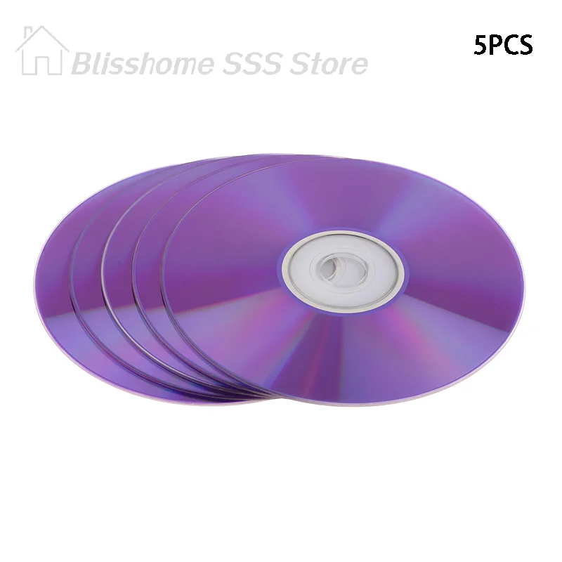 【S】5Pcs Plastic Blue 12cm Wholesale 5 Discs Grade A X8 8.5 GB Blank Fruit Printed DVD+R DL Disc D9 Burning Discpremium qual