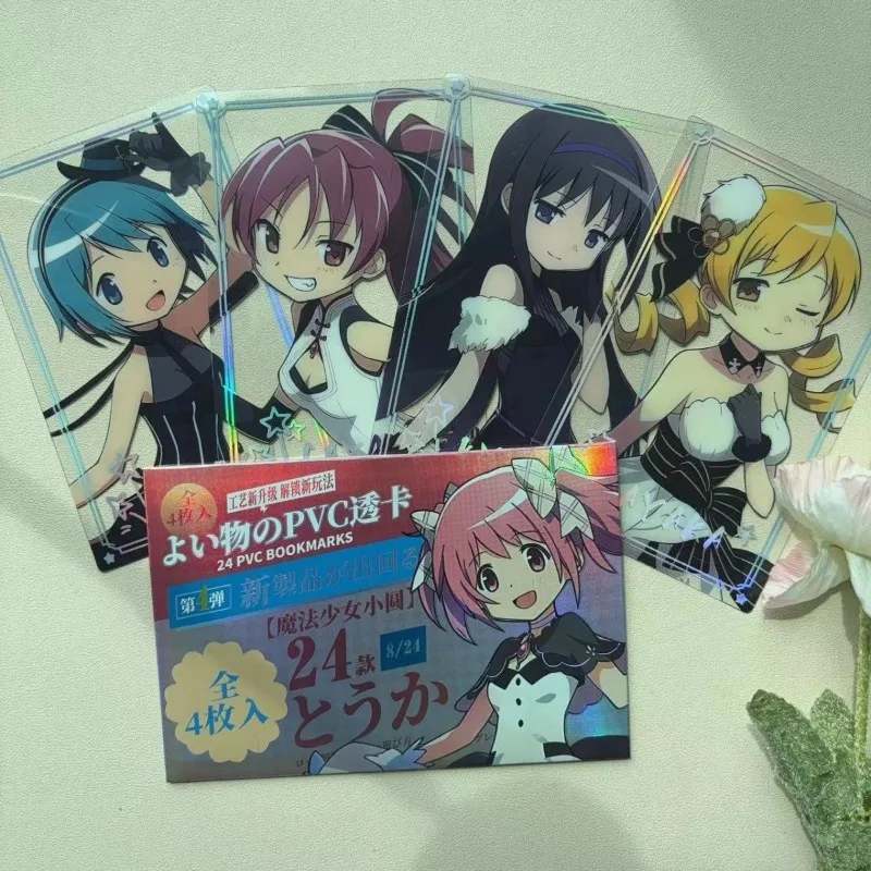 Puella Magi Madoka Magica прозрачная карта Akemi Homura модные украшения Miki Sayaka Group фотокарточки Tomoe Mami аксессуары Puella Magi Madoka Magica прозрачная карта Akemi Homura модные украшения Miki Sayaka Group фотокарточки Tomoe Mami аксессуары