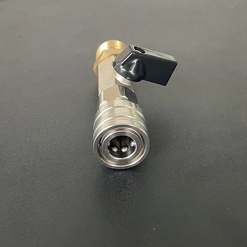 Robinet à bille pour nettoyeur haute pression, 1/4 et M22, 14mm, connecteur rapide pour nettoyeur électrique, contrôle du tuyau, interrupteur de débit d'eau