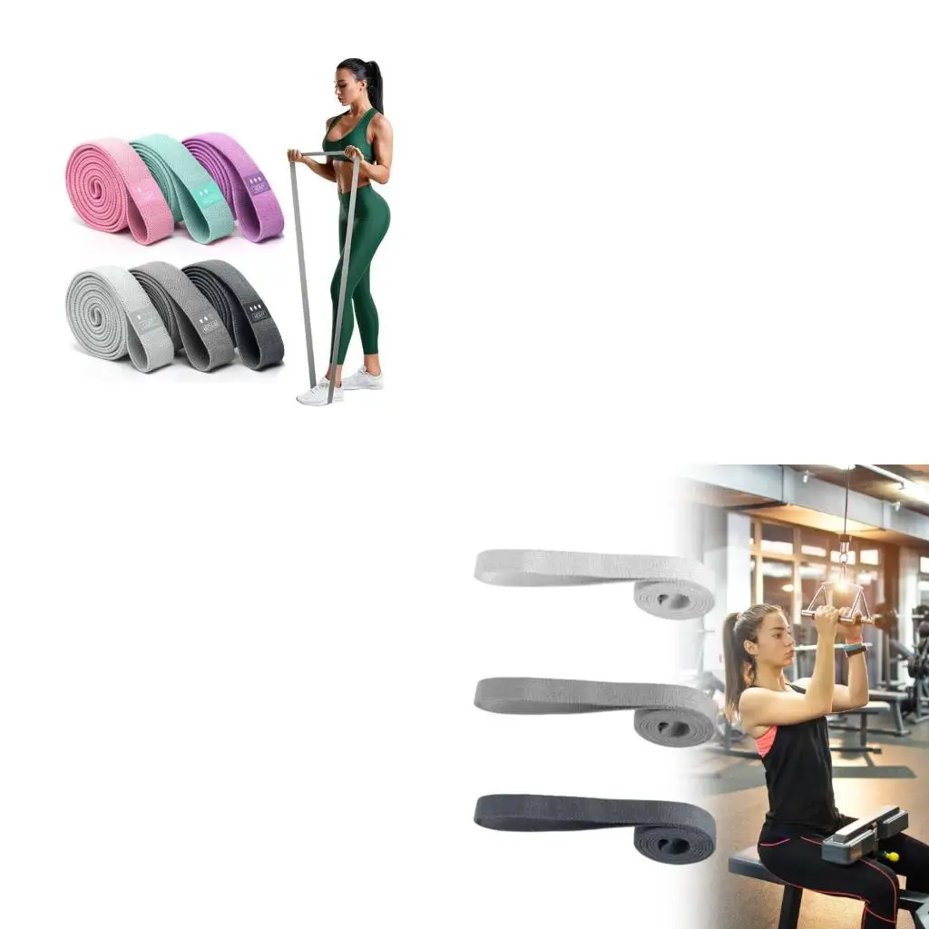 Q39E Resistance Band For Fitness Strength Training With Color Coding Tension Level