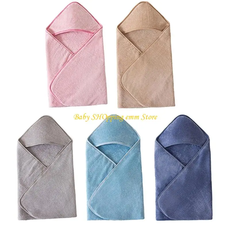 

23GD Baby Hooded Shower Towel Bath Towel Strong Absorbent Quick Drying Soft Bathrobe