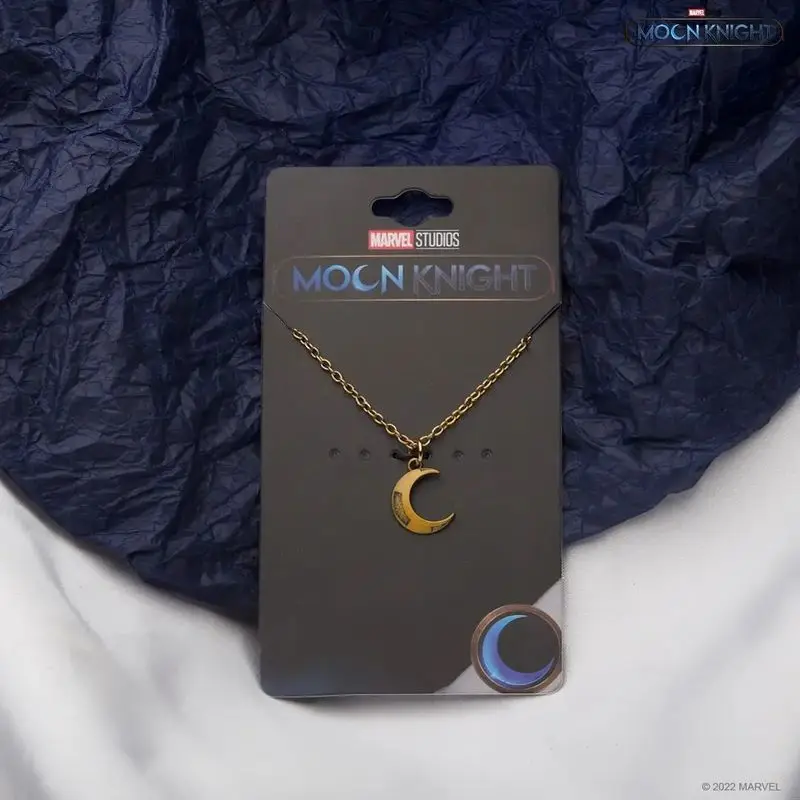 2024 New Moonlight Knight Crescent Dart Pendant Metal Crescent Necklace Cool To Show The Mysterious Charm