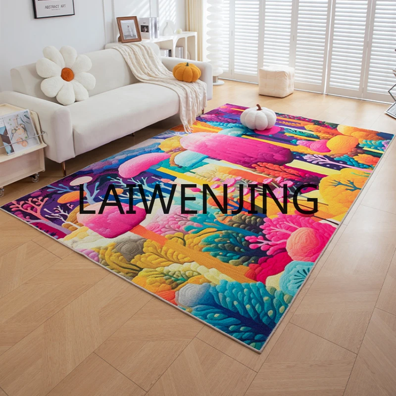 RWJ Living Room Carpet Dopamine Children's Floor Mat Early Education Center Easy to Care