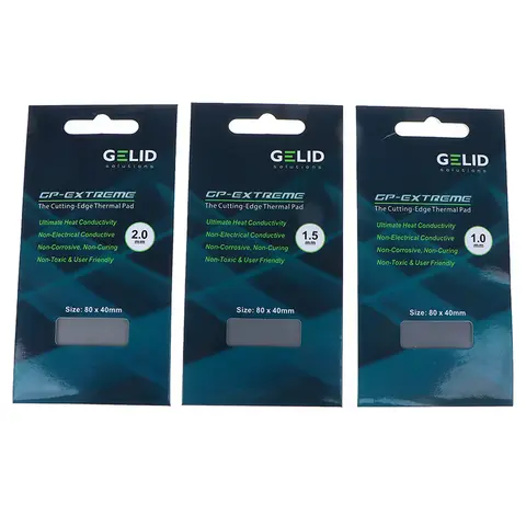 Upsiren GELID 15W/MK 1/1.5/2mm GPU CPU Heatsink Cooling Conductive Silicone Pad High Quality Original Authentic Thermal Pad