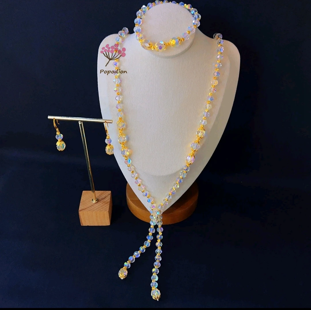 New Dubai High end Necklace, Earrings, Bracelets, Wedding Party Jewelry Set for Women DD10513