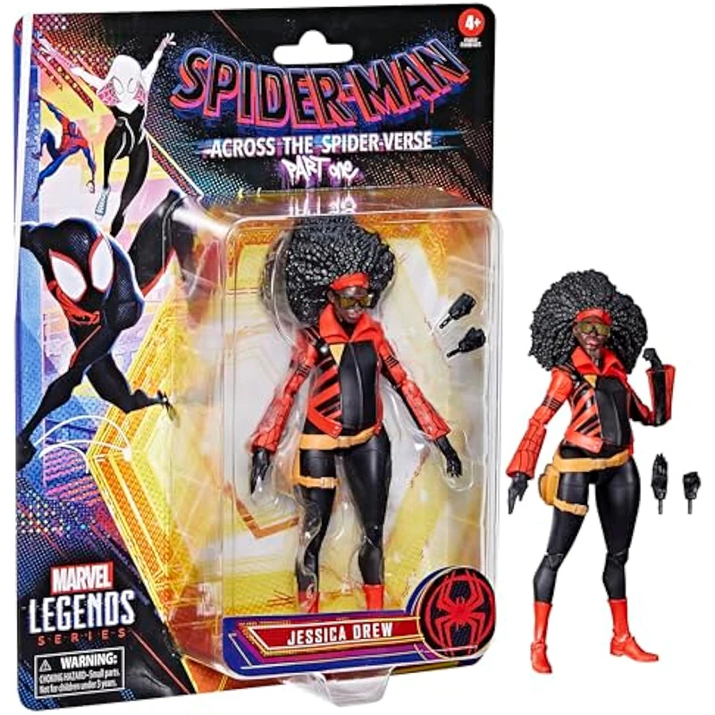 

Hasbro Marvel Legends Spider-Man Series Jessica Drew Across The Spider-Verse 6-Inch Spider-Woman Action Figure Children's Toys