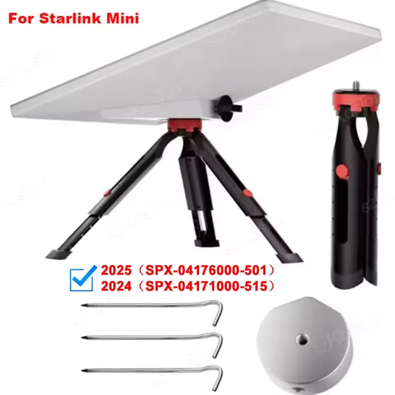 For Starlink Mini 2025 Tripod Bracket Mount Set with Tripod Adapter Adjustable Height&Tilt Portable for Starlink Mini 2024