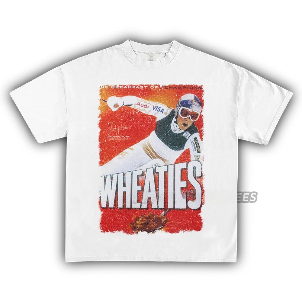 

Футболка Homage с принтом Liey Vonn Skiing Athlete, ретро-стиль, уличная мода, свободный крой, короткий рукав, из чистого хлопка, молодежная, летняя, с круглым вырезом