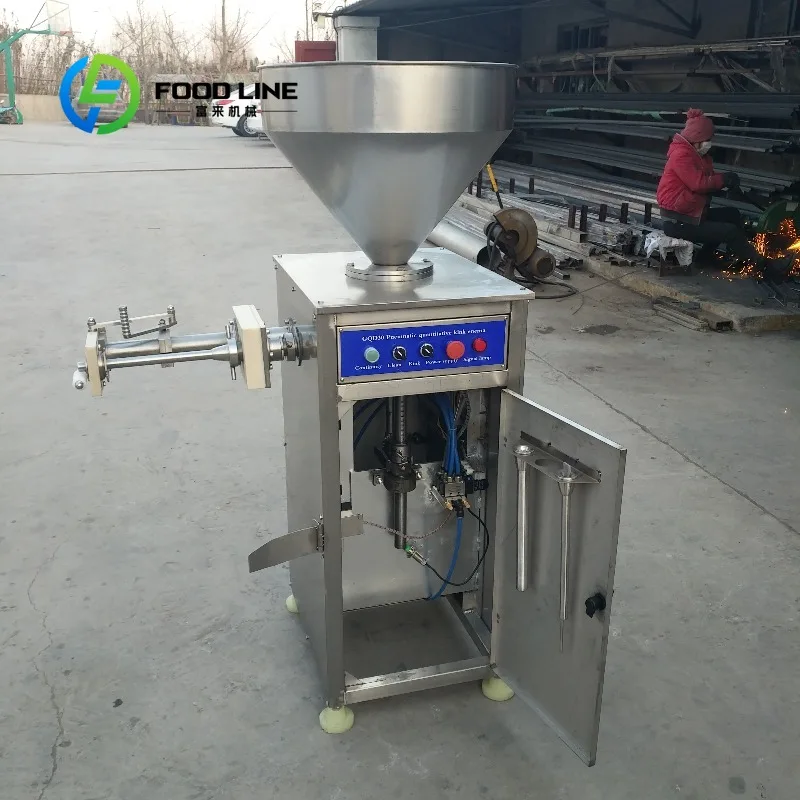 Customize  Stainless Steel Sausage Filling & Stuffing Machine 500kg/h Capacity Industrial Production Line Single Phase