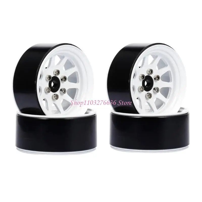 

R6FD, 4 шт./компл., ступицы колес радиоуправляемого автомобиля, 1,9-дюймовая металлическая ступица с замком для обода для 1/10,