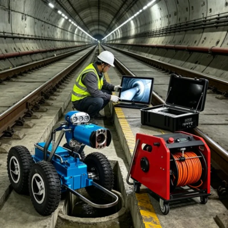 High Quality Pipeline Inspection Equipment / Sewer Pipe Inspection Camera Robot / Pipeline Detection Robot