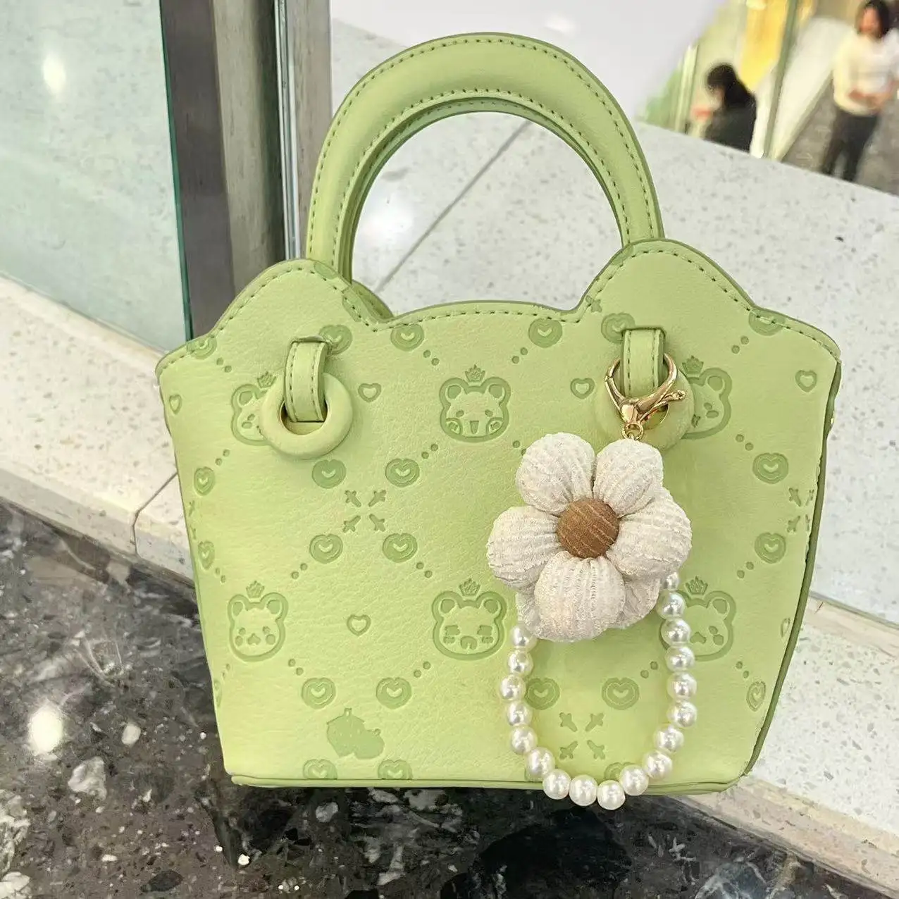 

Japanese Original Small Cute Sweet Girl Style Lolita Cartoon Printing Portable Shoulder Crossbody Bag Tote Vegetable Basket Bags