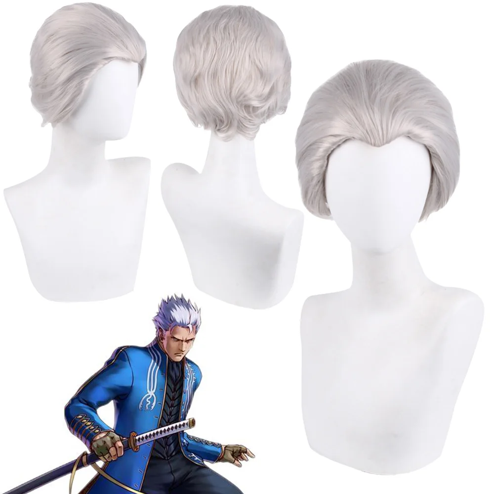 

Игра DMC 5, Вергиль, ролевая игра, парик для косплея, женские волосы, Хэллоуин, Рождество, реквизит для ролевых игр