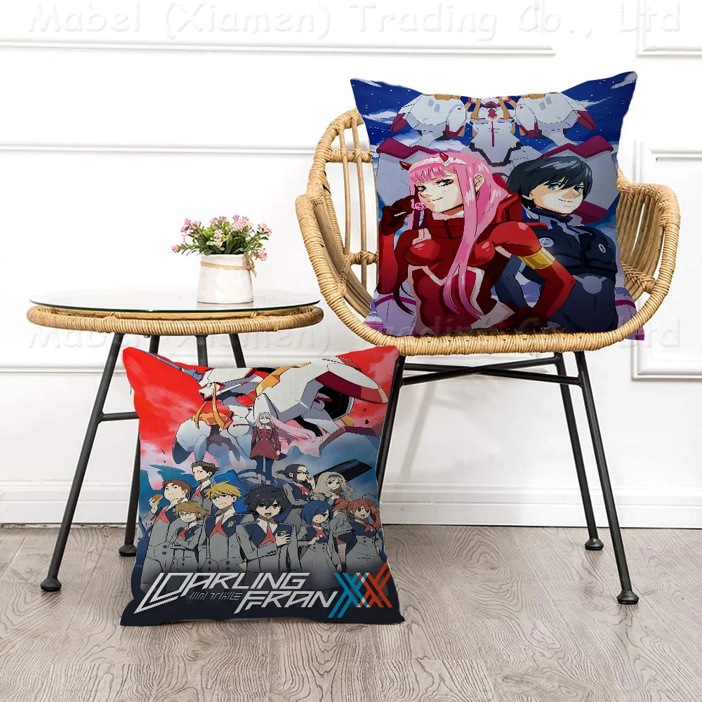 Darling In The FranXX Anime Pillow Anime Pillow Sofa Bed Head Pillow Cover Cushion Cover 45x45 Cm Fashion