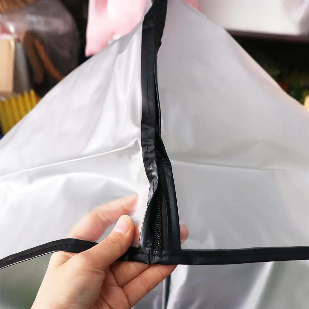 

With Zipper Golf Bag Cover Large Capacity PVC Clear Golf Bag Rain Coat Carrying Case Dustproof Golf Bags Shield Sports Bag