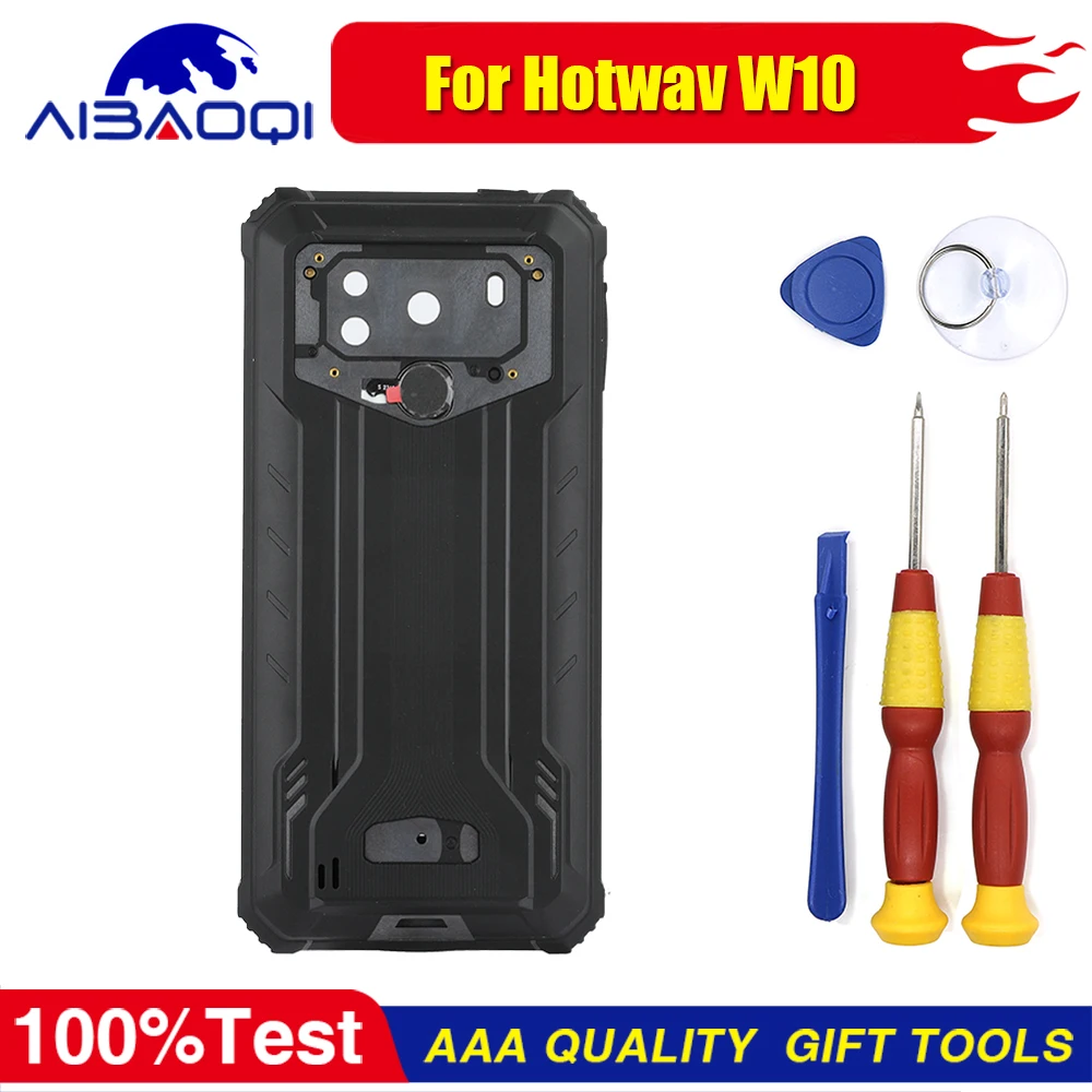 جراب بطارية XUNQIYI غطاء خلفي لهاتف Hotwav ، هاتف W10 ، قطع غيار مثالية ، أدوات مجانية ، واقية ، جديدة