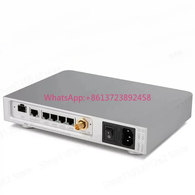 AS6  Network Switch LPS Linear Power Supply OCXO Clock HiFi  Grade Ethernet Switch